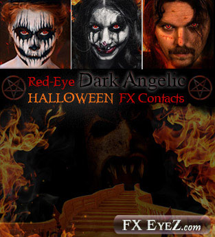 killer clown, demonic skeleton, and dark angel makeups. Create great looks this Halloween