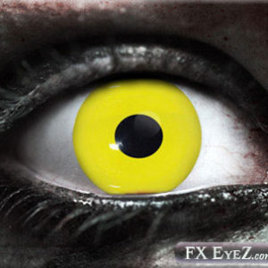 Fun Yellow Zombie FX EYEZ Contact Lenses