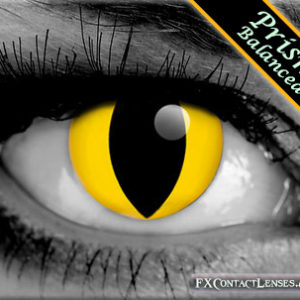 Yellow-Cat-Eye-Prism-Contact-Lenses