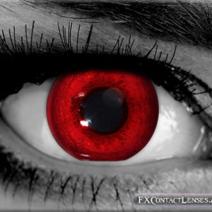 Blood-Red Custom-SFX Contact Lenses